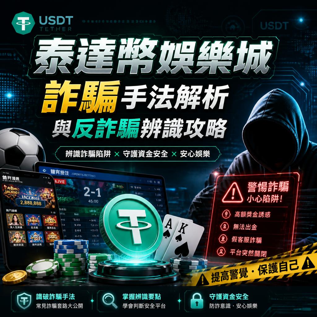 泰達幣娛樂城詐騙手法解析與反詐騙辨識攻略